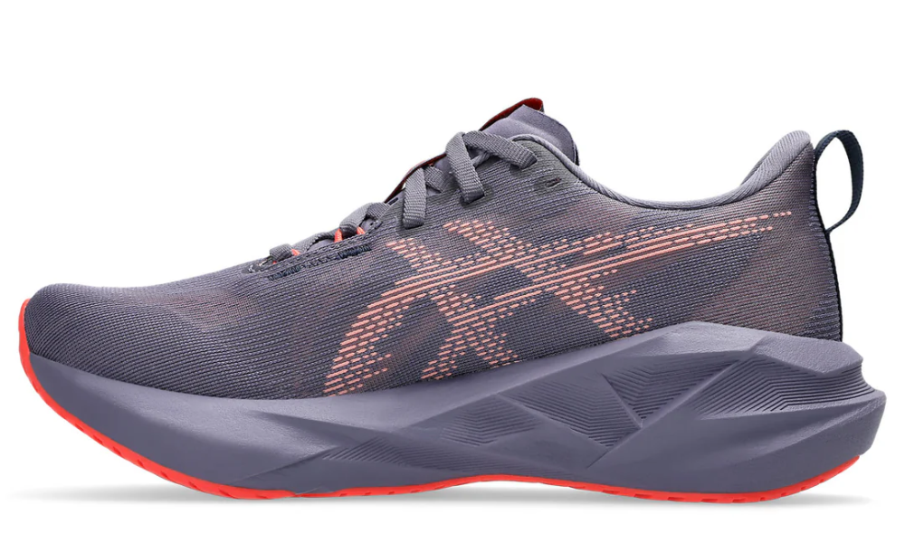 Asics Novablast 5  'Greyish Purple/Coral Reef'