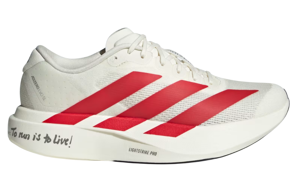 Adidas AdiZero EVO SL "Off White / Better Scarlet / Core Black"