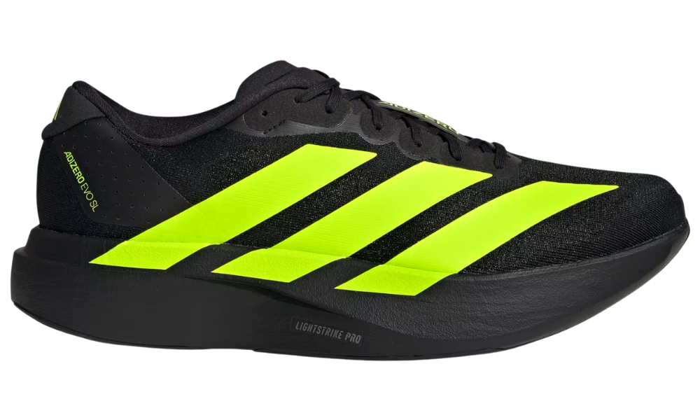 adidas Adizero Evo SL 'Black Lucid Lemon'