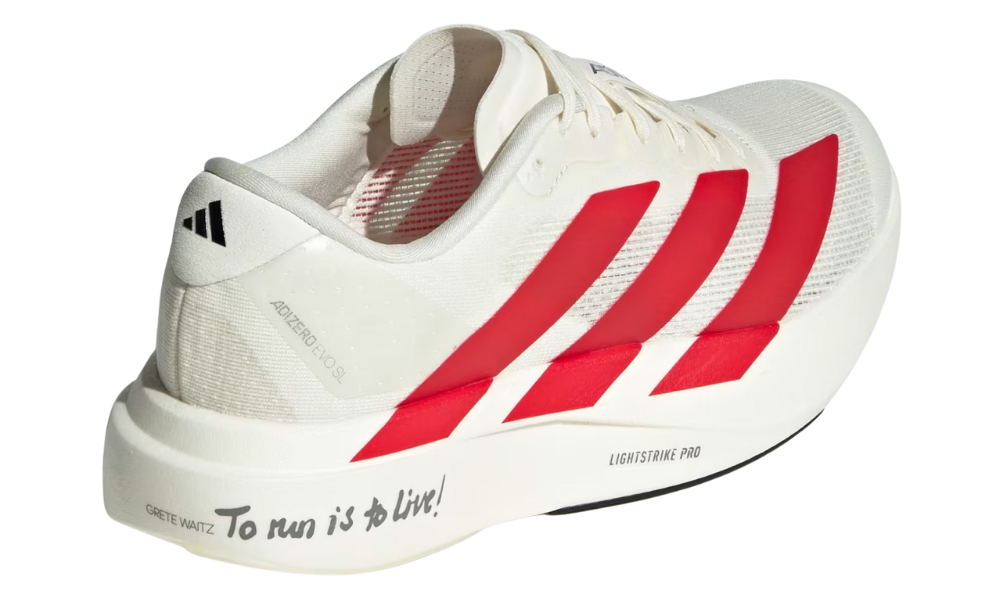 Adidas AdiZero EVO SL "Off White / Better Scarlet / Core Black"
